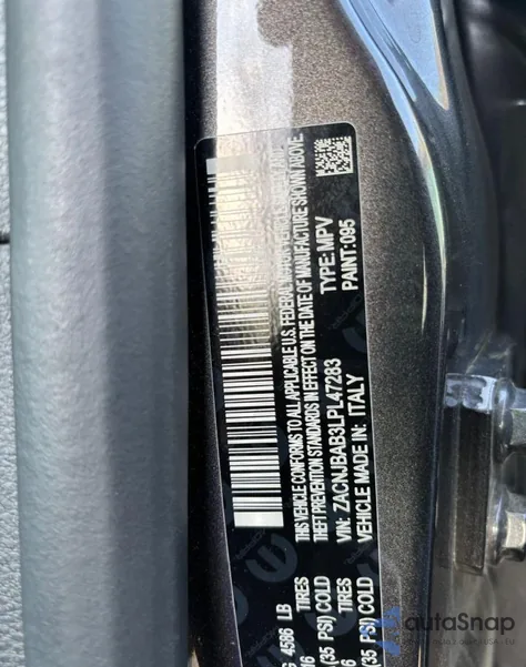 2020 Jeep Renegade Sport из США, поврежденный, VIN ZACNJBAB3LPL47283